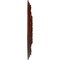 Ekena Millwork Blackthorn Ceiling Medallion (Canopies up to 4 7/8"), 11 3/4"OD x 3 5/8"ID x 1"P, Brushed Mahogany CM11BLBMF - alternate 2